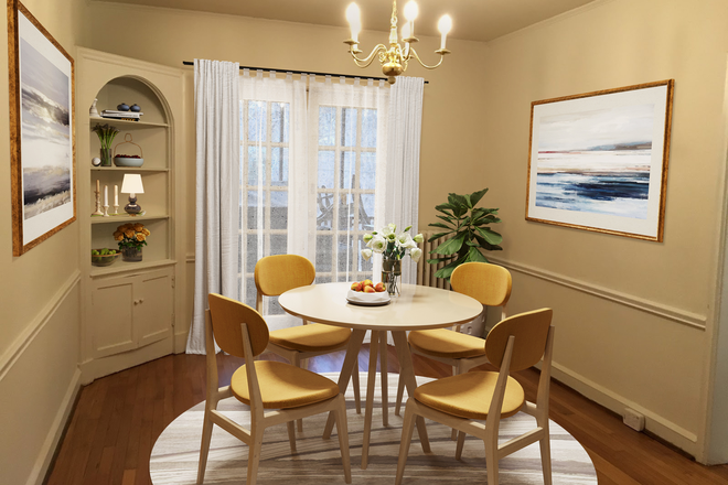 Dining Room - Walk to Georgetown Univ and Hospital - backs to park - close to shops, restaurants House