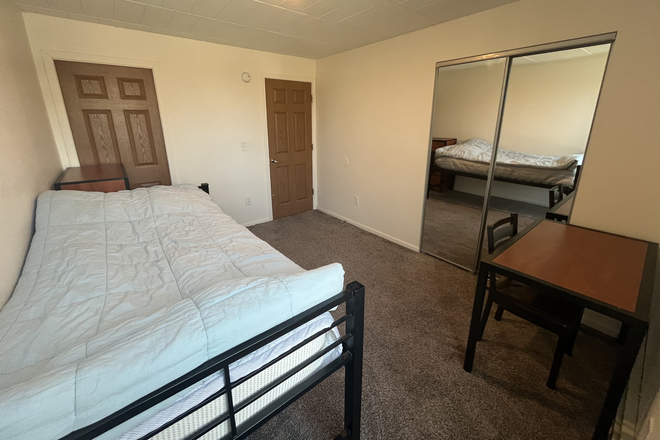 Bedroom view (from window side) - Cedar Village Apartment