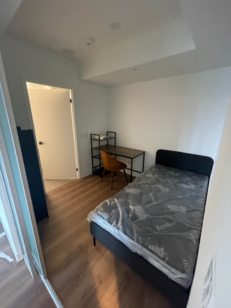 Bedroom - 1 bed + den Furnished Bedroom Near Eaton Centre