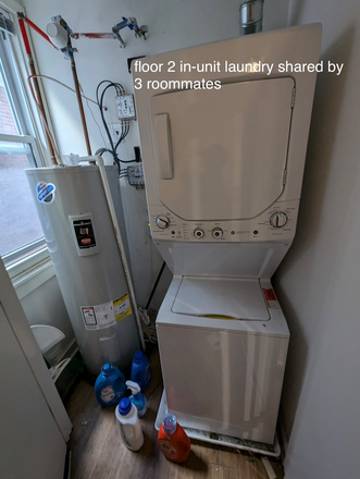 Floor 2 in-unit laundry - Aug 1 move-in, $830 incl utilities, furnished master bedroom en-suite bath Apartments