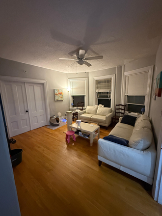 Living room - Private Entry Room in Lower Allston Close to SEC Harvard Apartments