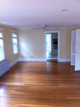 living/dining room - 2 Bed/1 Bath on MBTA D Line 20 minutes to Longwood $2,800 includes washer/dryer & parking AVAIL 7/1 Apartments
