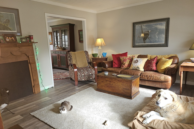 1 of 2 living areas - Living room - Room in house with semi-private bath