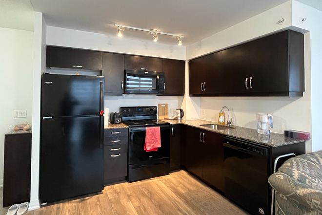 Kitchen - 1 Furnished Bedroom with Private Bathroom for Rent