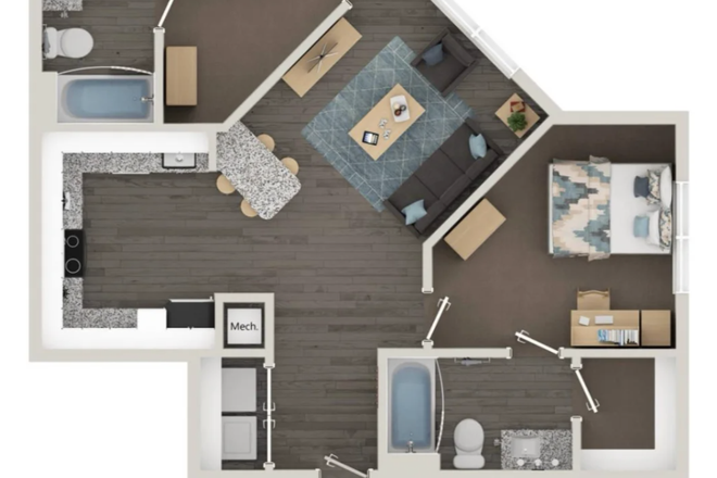 layout - Aspen Apartment
