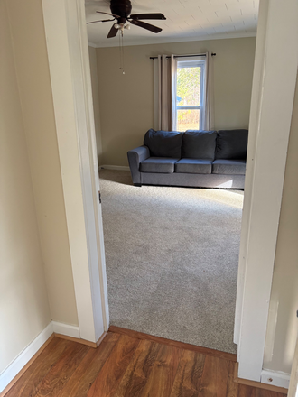 Front bedroom from foyer - Cozy Quiet Home 7.0 miles South of Chapel Hill