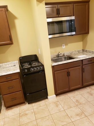 Kitchen area - Furnished Studio Apt with Bonus Room - Emory Parc Manor