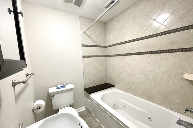 Bathroom 1 in the Master bedroom - Spacious 3-Bedroom, 2-Bathroom Basement Walkout Apartment Unit, Your Dream Home Awaits!