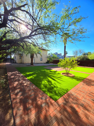 Backyard from NW Corner - Fully Renovated 7BR / 5BA Gem Near UofA