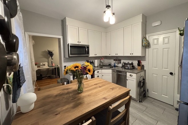 Kitchen - Renovated 2 bedroom close to MIT w/ Private Laundry, Porch, Storage **NO BROKER FEE** Condo