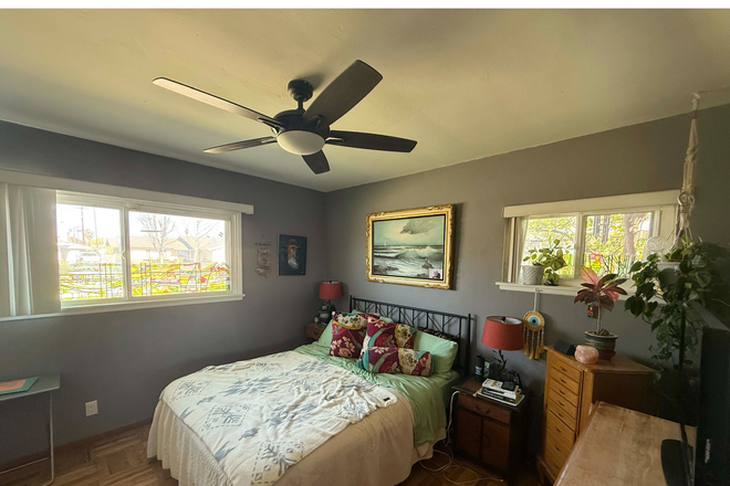 The primary room available for rent. A private office is also available for use and included in the rent. - Live/Work Homeshare & Household Help (ideal for Grad Students & Young Professionals)