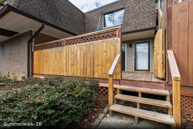 Deck - Bedroom and Bathroom in Finley Forest Condos