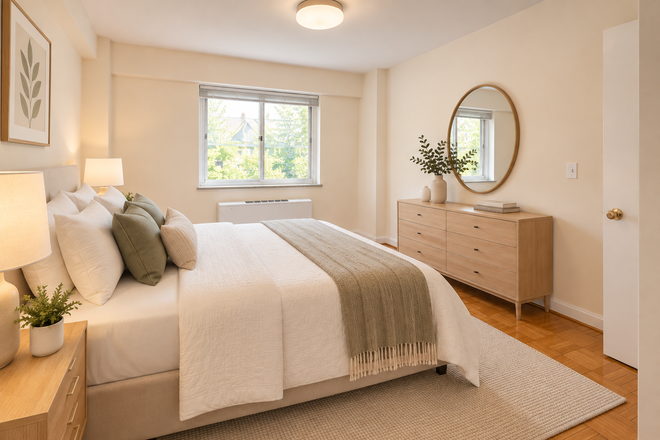 Bedroom 1 - $2,150 / RARE- (2) Bedroom - Chevy Chase, D.C/incl. util. (A/C) - by American Univ. Condo
