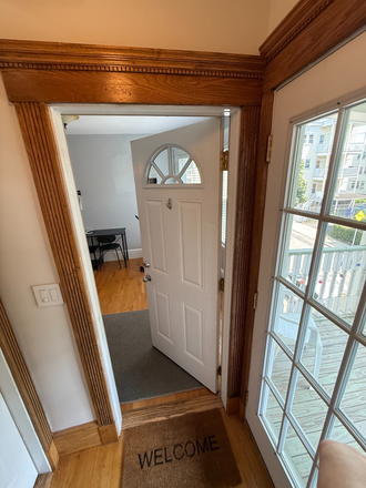 Front Door to Apartment on Second Floor. Right Door Front Patio. - Spacious 2 Bedroom Apartment