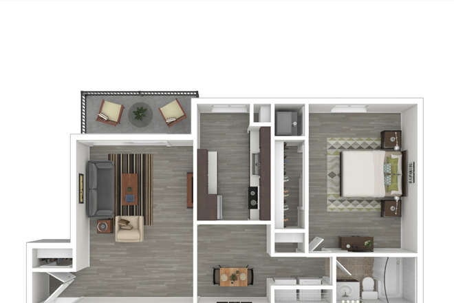 View of layout - Terrace View Apartments