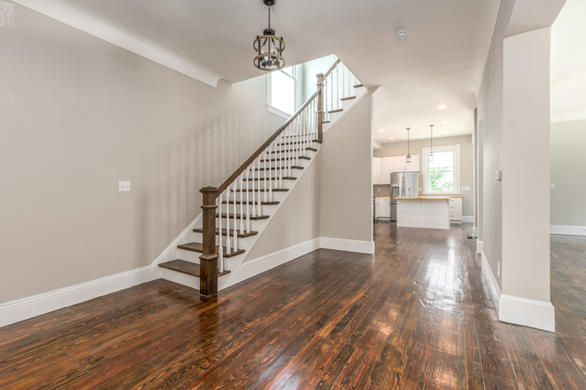 Entry with Grand Staircase - 1832 Hopkins House