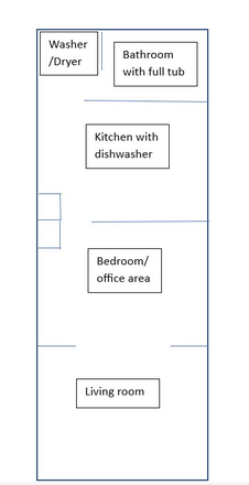 Layout - Freret area one bedroom apartment