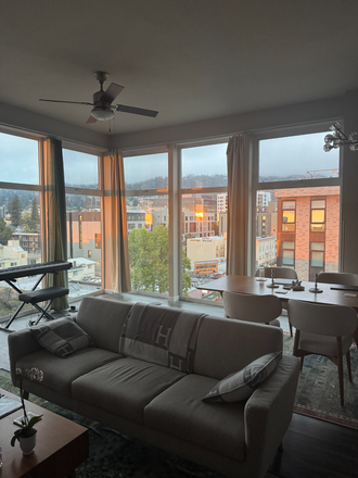Living Room - Penthouse Apartment in Downtown Berkeley