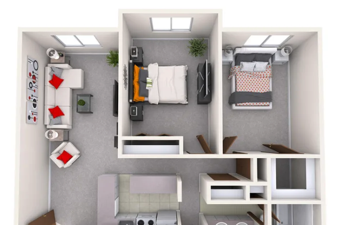 Overall plan - The Oaks Apartments