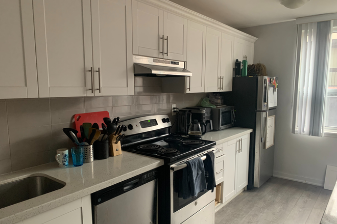 Kitchen - 1 Bedroom in Spacious 3-Bedroom Annex Apartment Building w/ Laundry and Water included