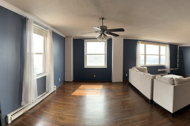 Living Room / Dining area - Large 2 Bedroom Apt,  walking distance to University of Baltimore, on Shuttle route to UMD & Hopkins