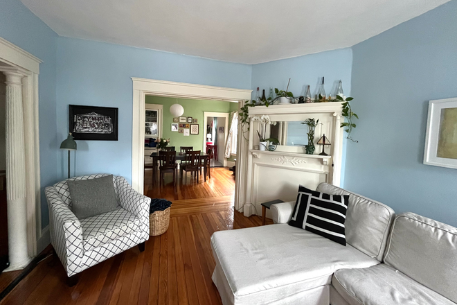 Living room to dining room - Graduate Student Apartment near Davis/Ball Square/Tufts Campus
