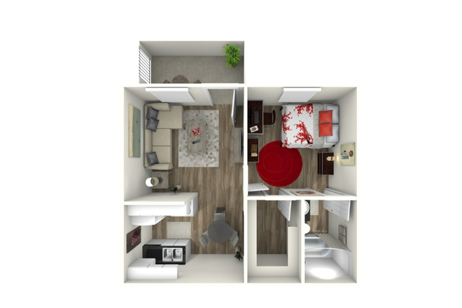Floor Plan - College Town Tucson Apartments