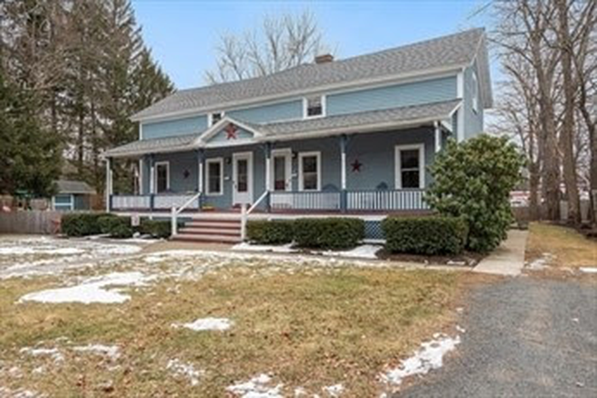 Outside Front Street View; 8 Grant Street apartment is located on the right side of the building - Two story duplex in Greenfield