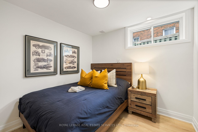 Bedroom 1 - 2-Bedroom Fully Furnished Basement Apartment in Central Mississauga for male only