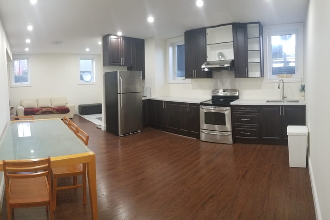 Kitchen - 1 Bedroom available in Bright and new 3 bdrm basement apartment