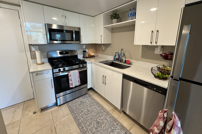 Another kitchen view - The Cloisters, One Bedroom and 1.5 Bath Apartments
