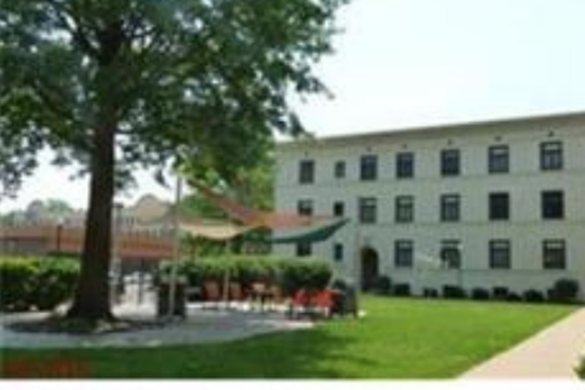 outdoor patio area - Nice, Clean, Newly Renovated & Furnished Condo in the Loop! So Close to WashU! Safe Gated Parking