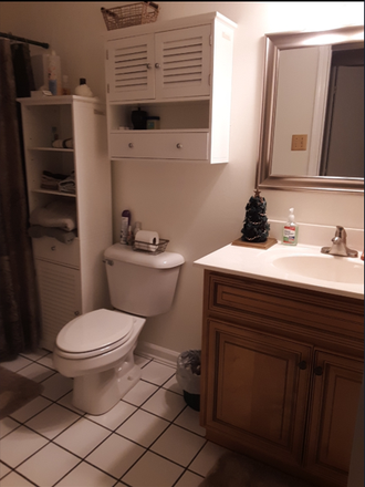 Bathroom - Room for rent in my home located in a quiet area close to Man-o-War and Alumni Drive.