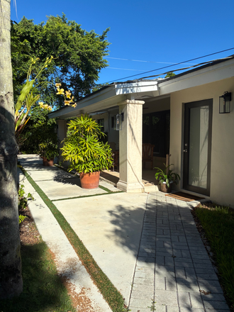 Walkway leading to Private Entrance. - Charming Private Apartment | 5 Minute Walk to UM!