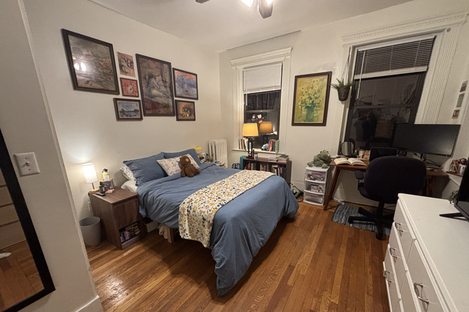 Bedroom View 1 - Bedroom Available in Spacious Two-Floor Apartment Short Walk from Campus - SUMMER SUBLET