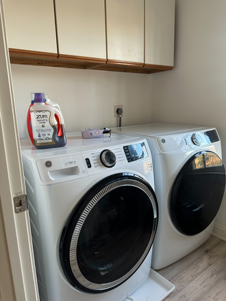 Laundry Room - Modern fully furnished bedroom suite, laundry, kitchen and utilities included.