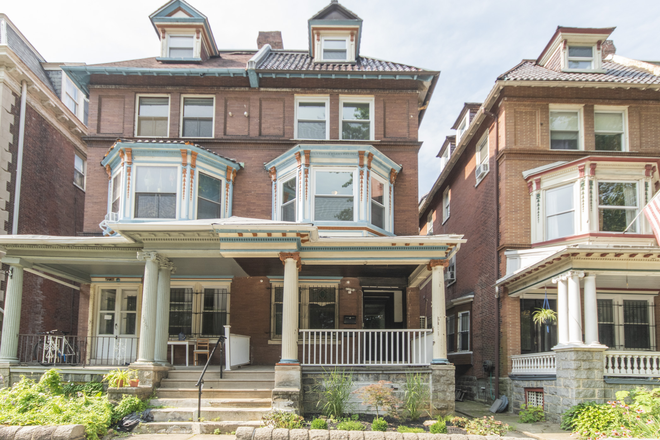 front - 4238 Spruce St #1 - 4 bed, 2 bath - $4000/month Duplex