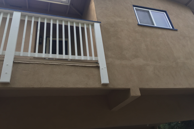 Front view of unit; downstairs is laundry set in 2 car garages. - Old Town Circle of Orange Triplex