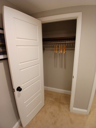 Bedroom Closet - Canton Rowhome for Rent