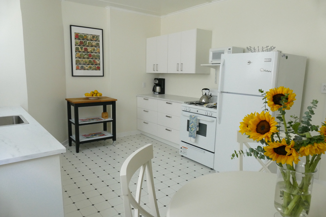 Spacious kitchen - Spacious Furnished 1 Bedroom Apartment in North Berkeley – Steps from UC Berkeley!