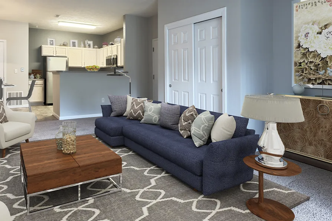 Living Room - Peony Village Apartments