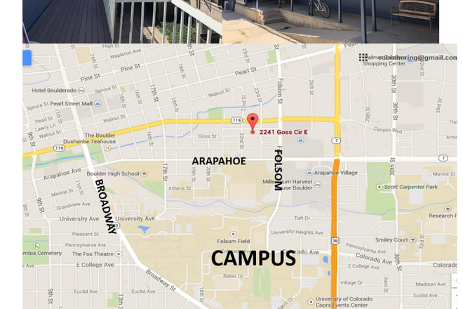 Outside view and map - Goss Grove Apartment/Townhome