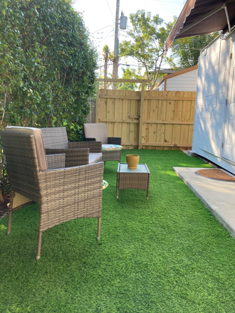 Patio - Beautiful Private Fully Furnished Cottage two blocks from Campus House