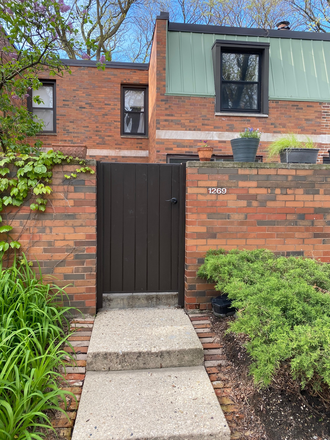 Exterior, locking gate - Patio Living