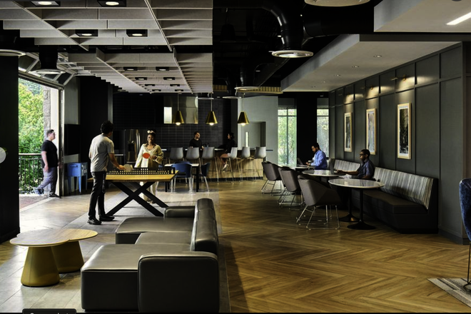 Lobby with free coffee, ping pong, study area, study rooms - The Ridge Fully furnished, 10 minute walk from campus, shared with 1 Emory grad student Apartments