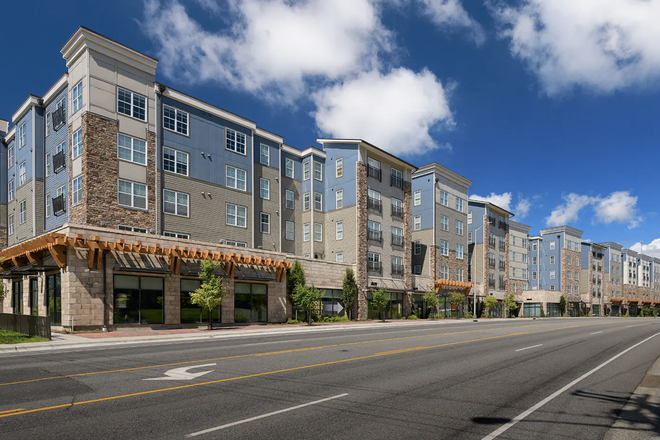 Outside street view - The Standard at Boone Apartments