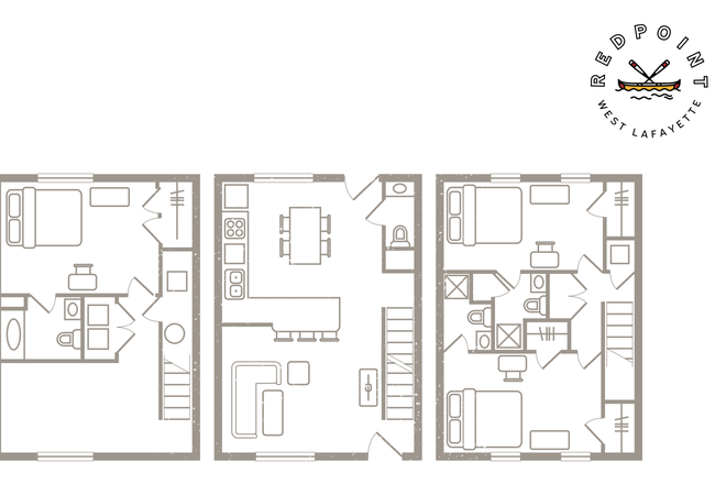 Apartment floorplan - Red Point Apartments