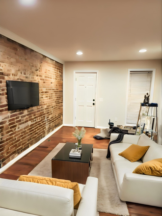 Living Room - Sunny Recently Renovated Townhouse With Finished Basement And Fenced Yard
