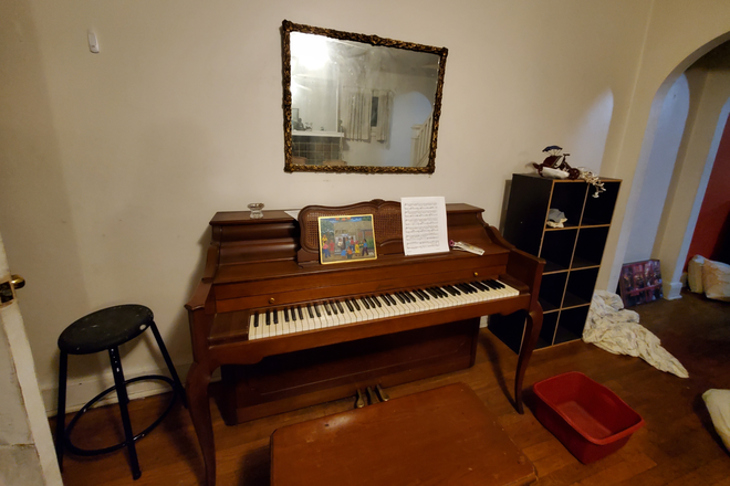 front downstairs room - Lovely Squirrel Hill Townhouse