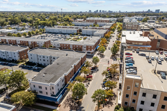 campus drone  photo - Close to Campus House
